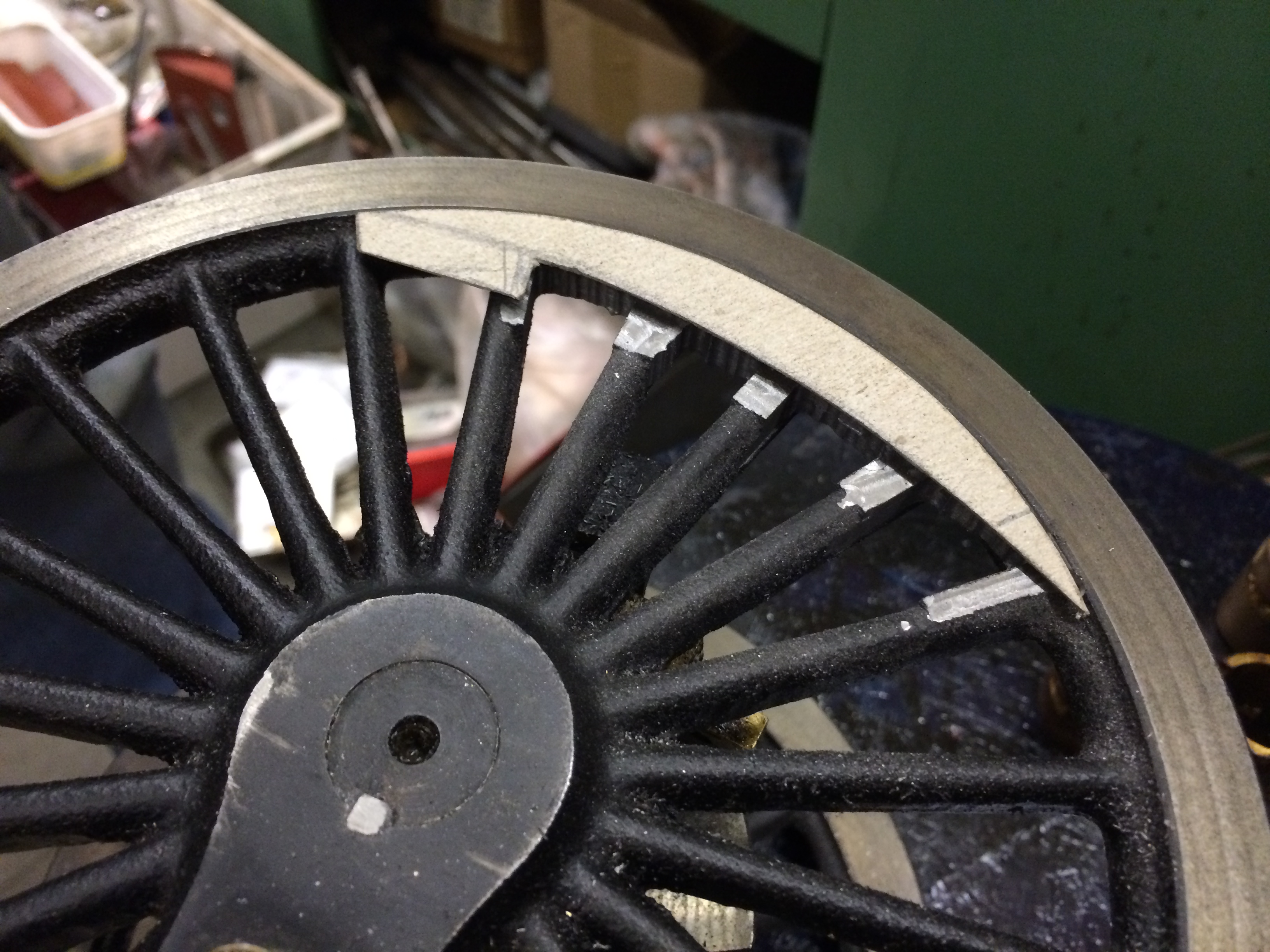 test Modelworks LMS Jubilee kit wheel modification 04