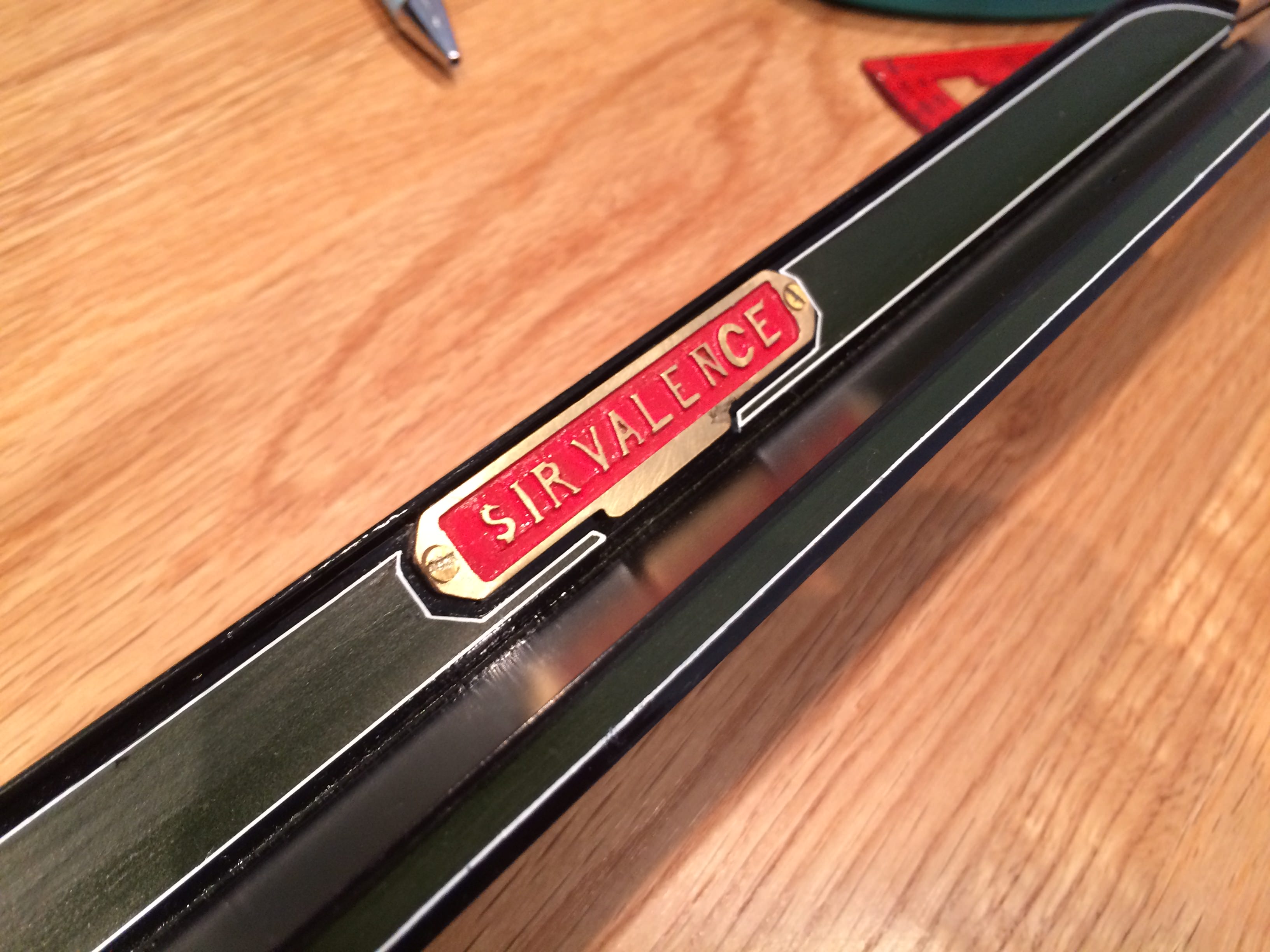 test 3 and a half inch gauge Live Steam King Arthur new nameplates