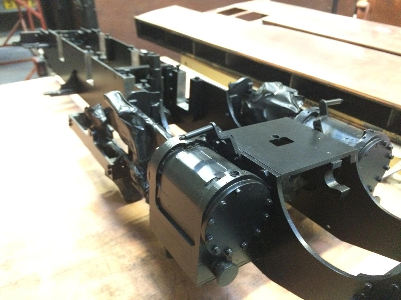 test 3 gauge king arthur live steam locomotive chassis rebuild 04