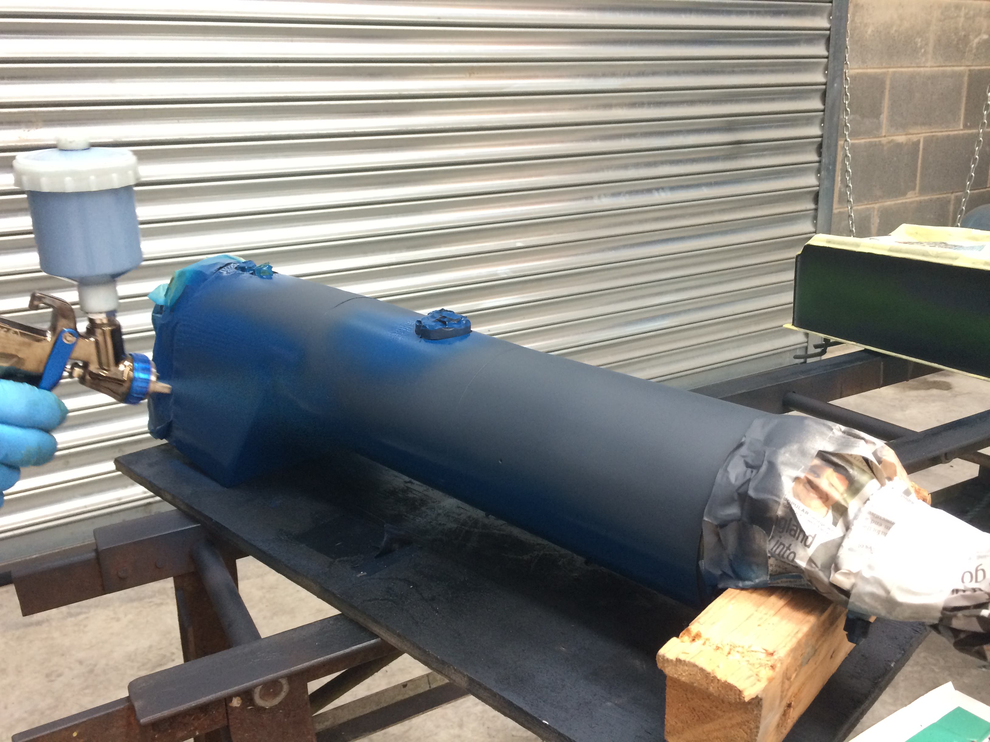 test 3 gauge Thompson A1 Heilan Lassie boiler goes Blue