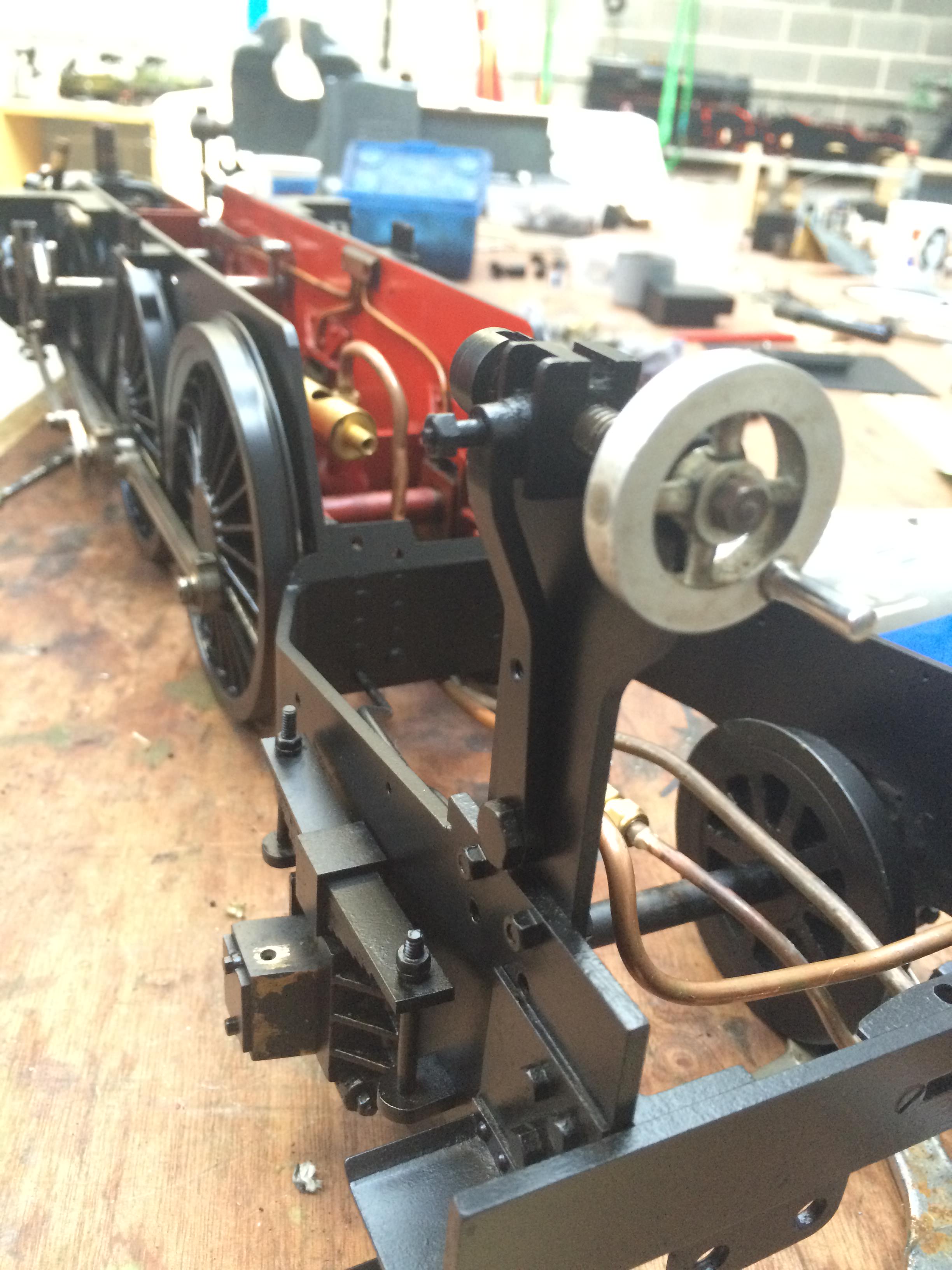 test 3 gauge Thompson A1 Heilan Lassie chassis being re-built