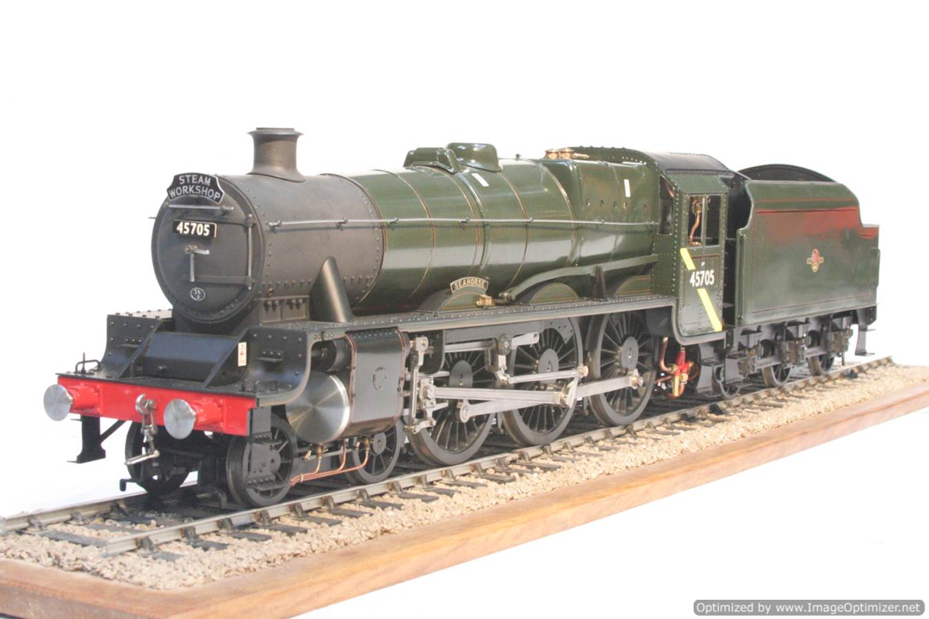 test 3 and a half inch gauge LMS Stanier Jubilee live steam model for sale 09-Optimized