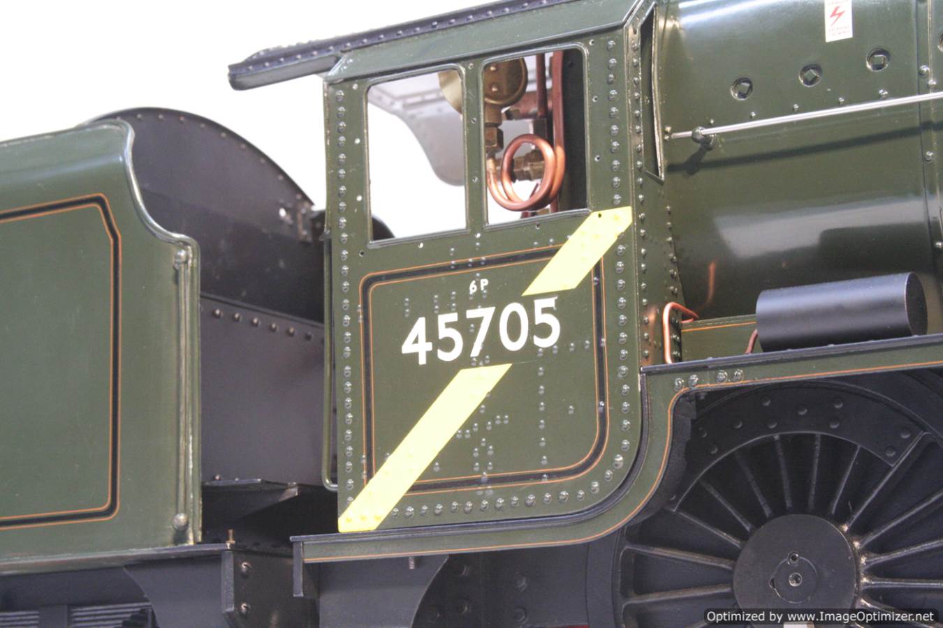 test 3 and a half inch gauge LMS Stanier Jubilee live steam model for sale 13-Optimized