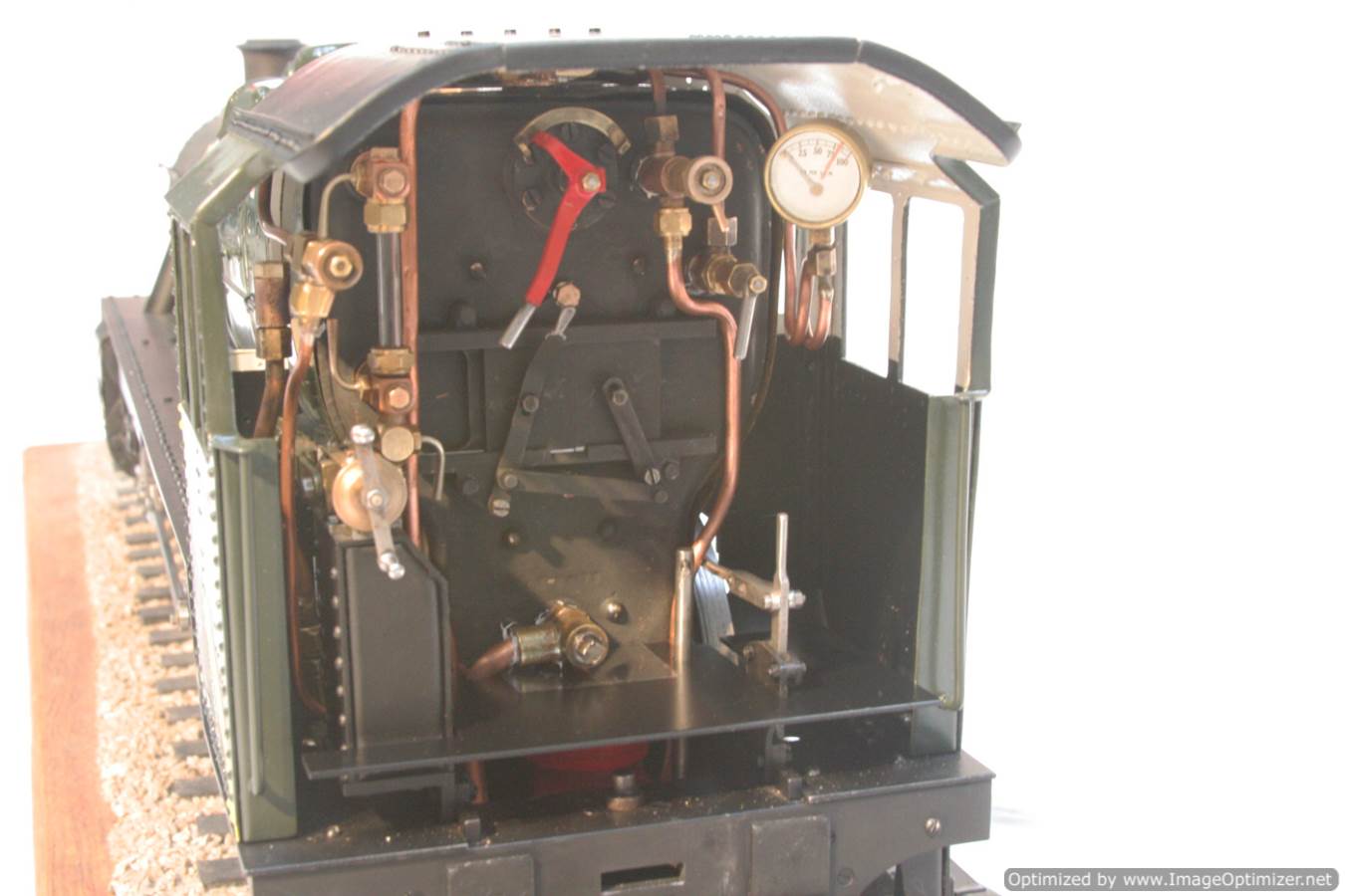test 3 and a half inch gauge LMS Stanier Jubilee live steam model for sale 26-Optimized