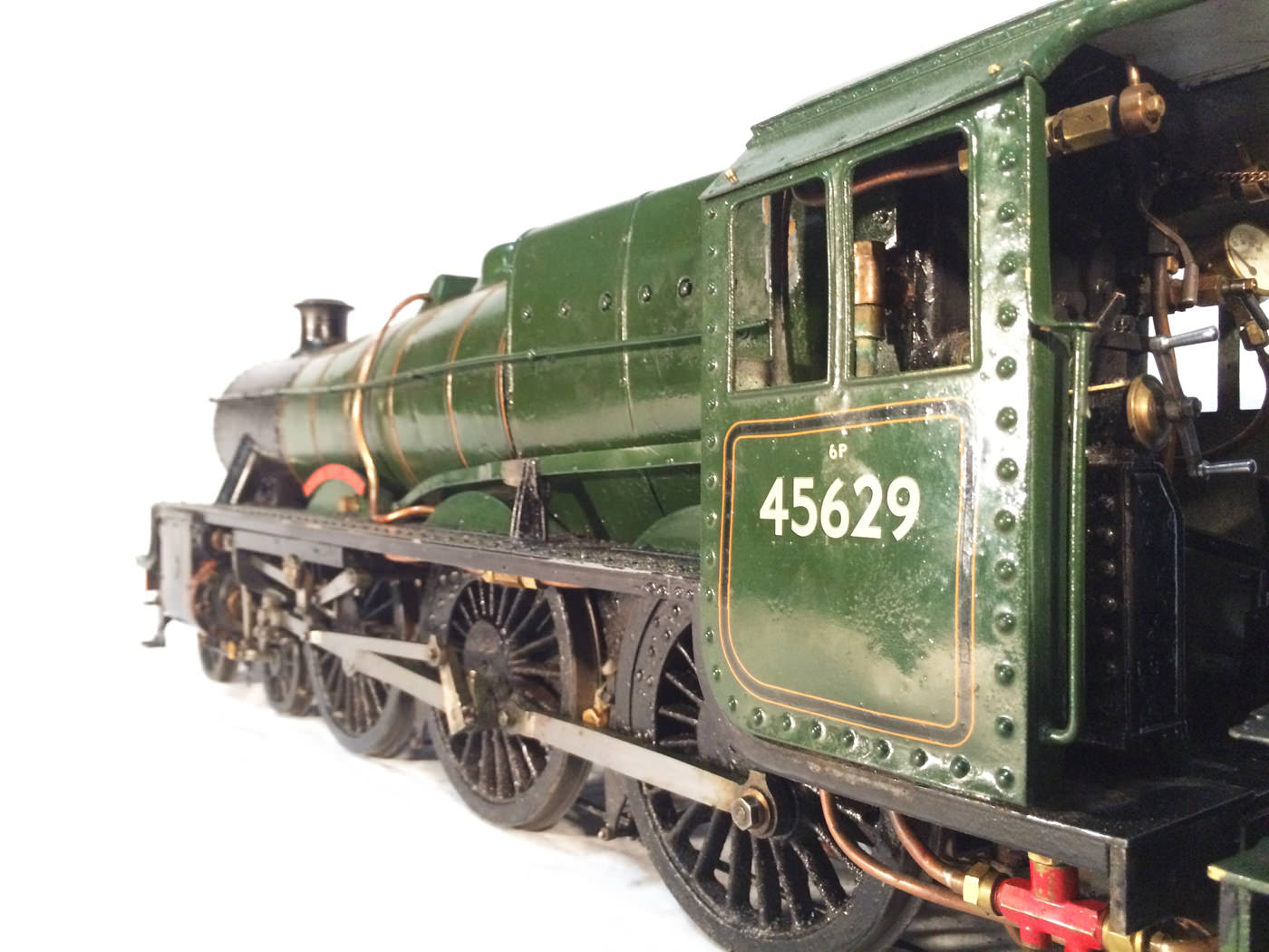 test 3 gauge LMS Stanier Jubilee live steam locomotive for sale 03