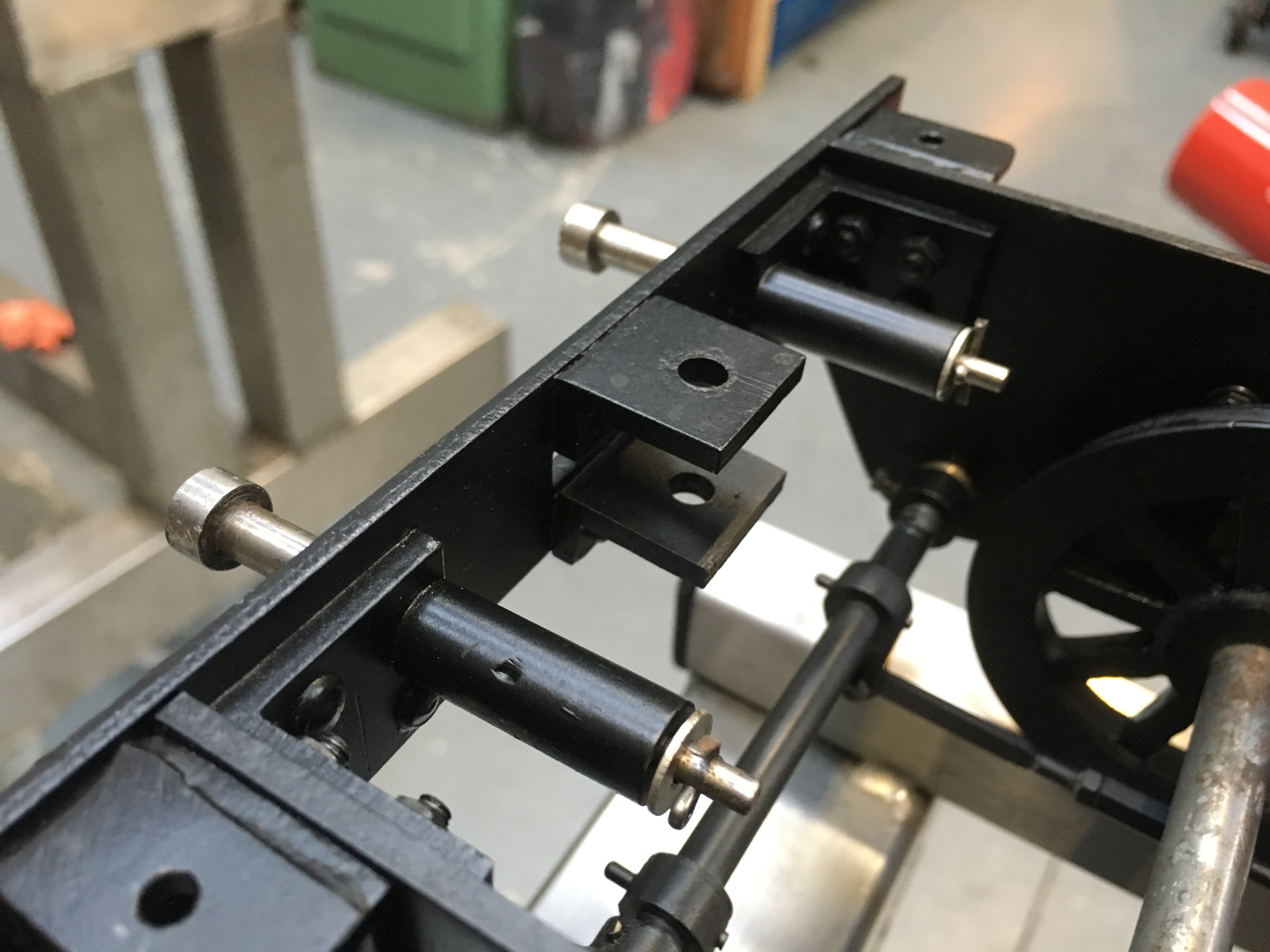test 3 half inch gauge LMS Jubilee rebuild tender buffers