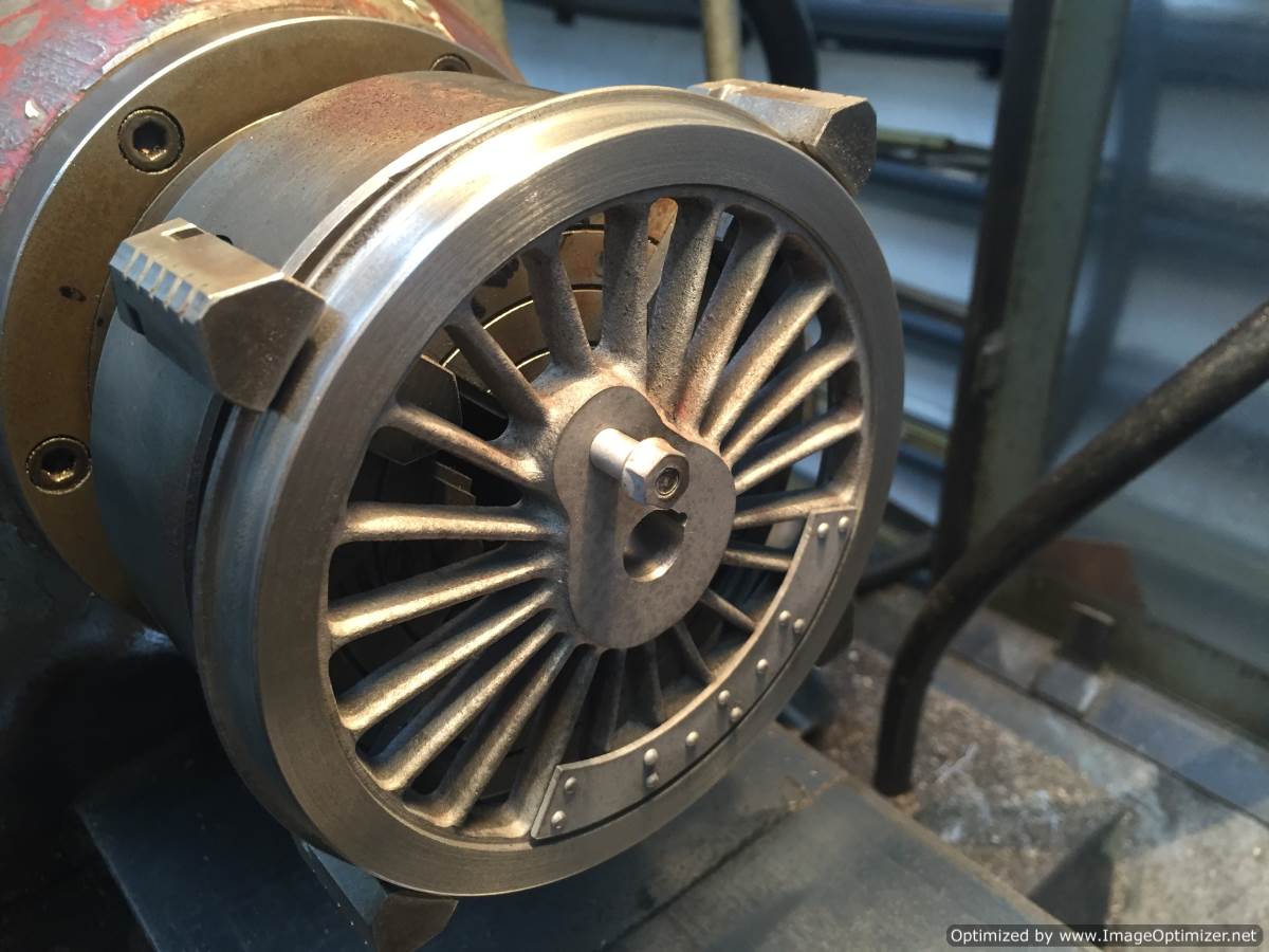 test 3 half inch gauge LMS Jubilee rebuild wheels re-machined-Optimized