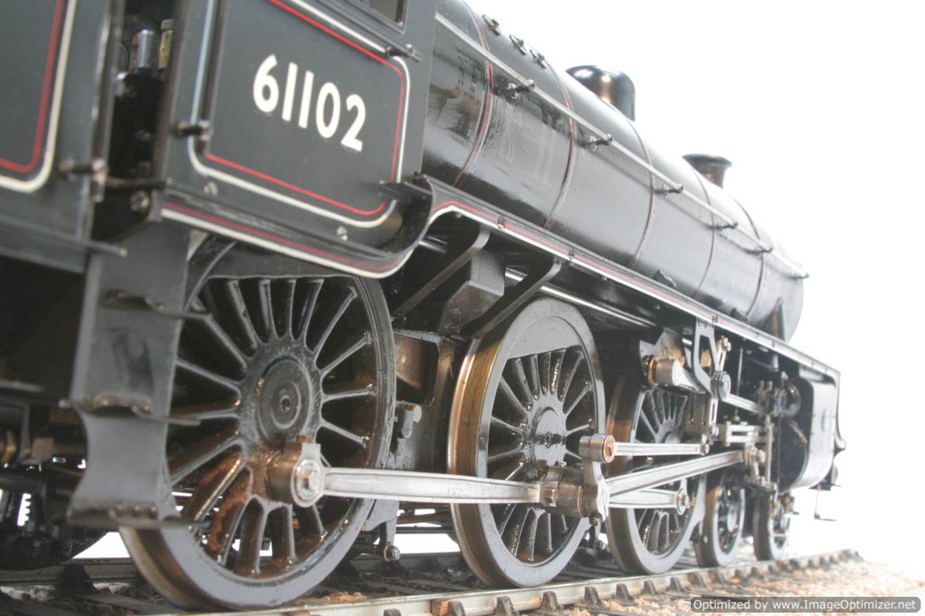 test 3 and a half inch gauge LNER B1 clarkson live steam model for sale 09-Optimized