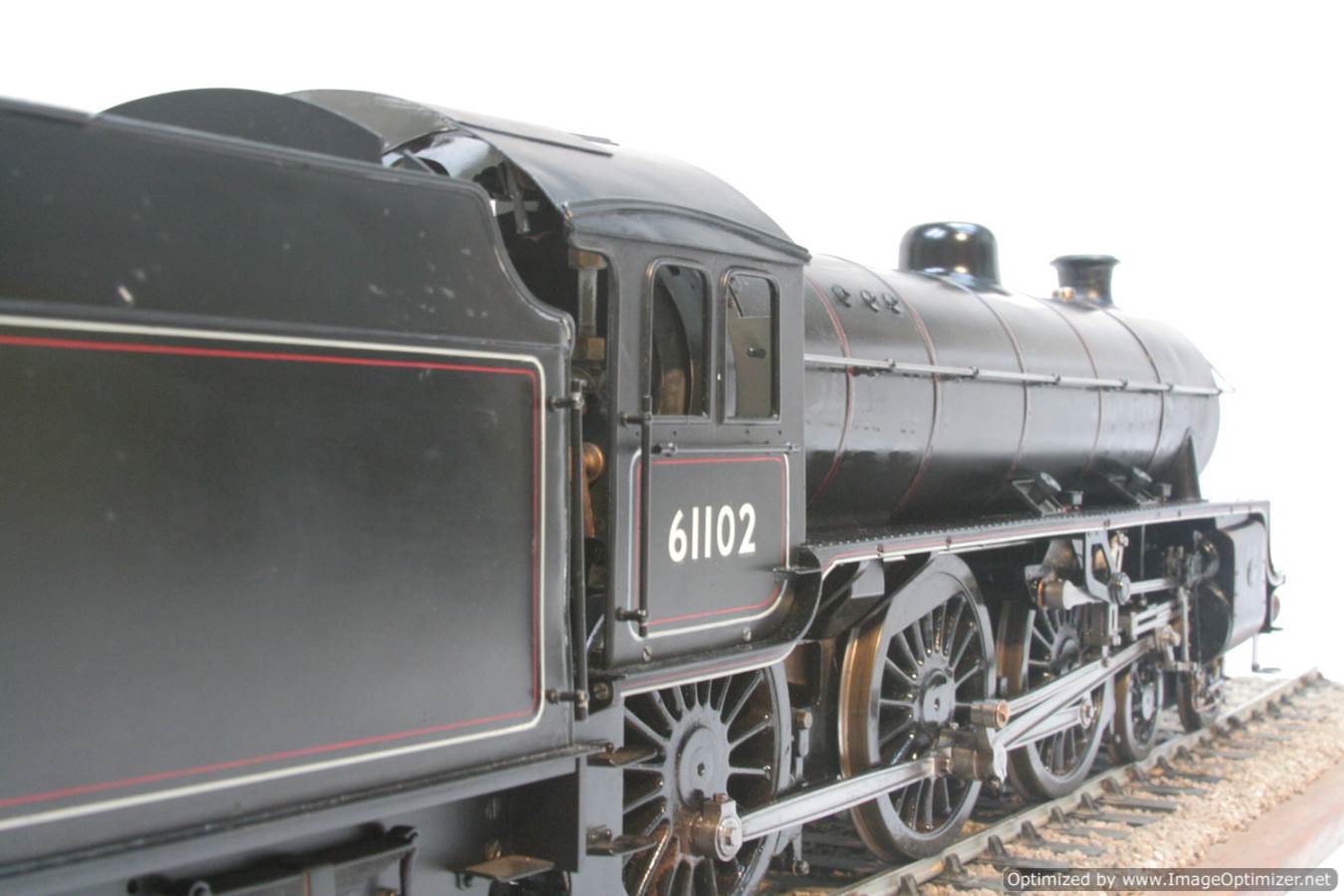 test 3 and a half inch gauge LNER B1 clarkson live steam model for sale 10-Optimized