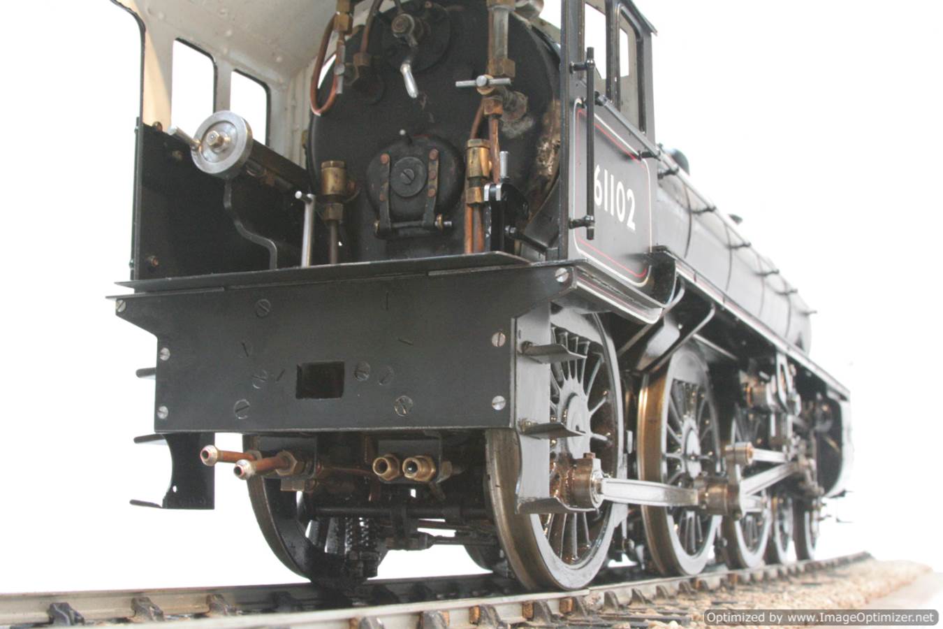 test 3 and a half inch gauge LNER B1 clarkson live steam model for sale 14-Optimized