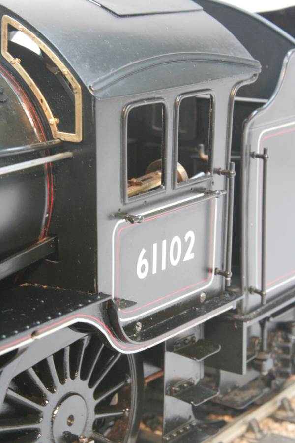 test 3 and a half inch gauge LNER B1 clarkson live steam model for sale 17-Optimized