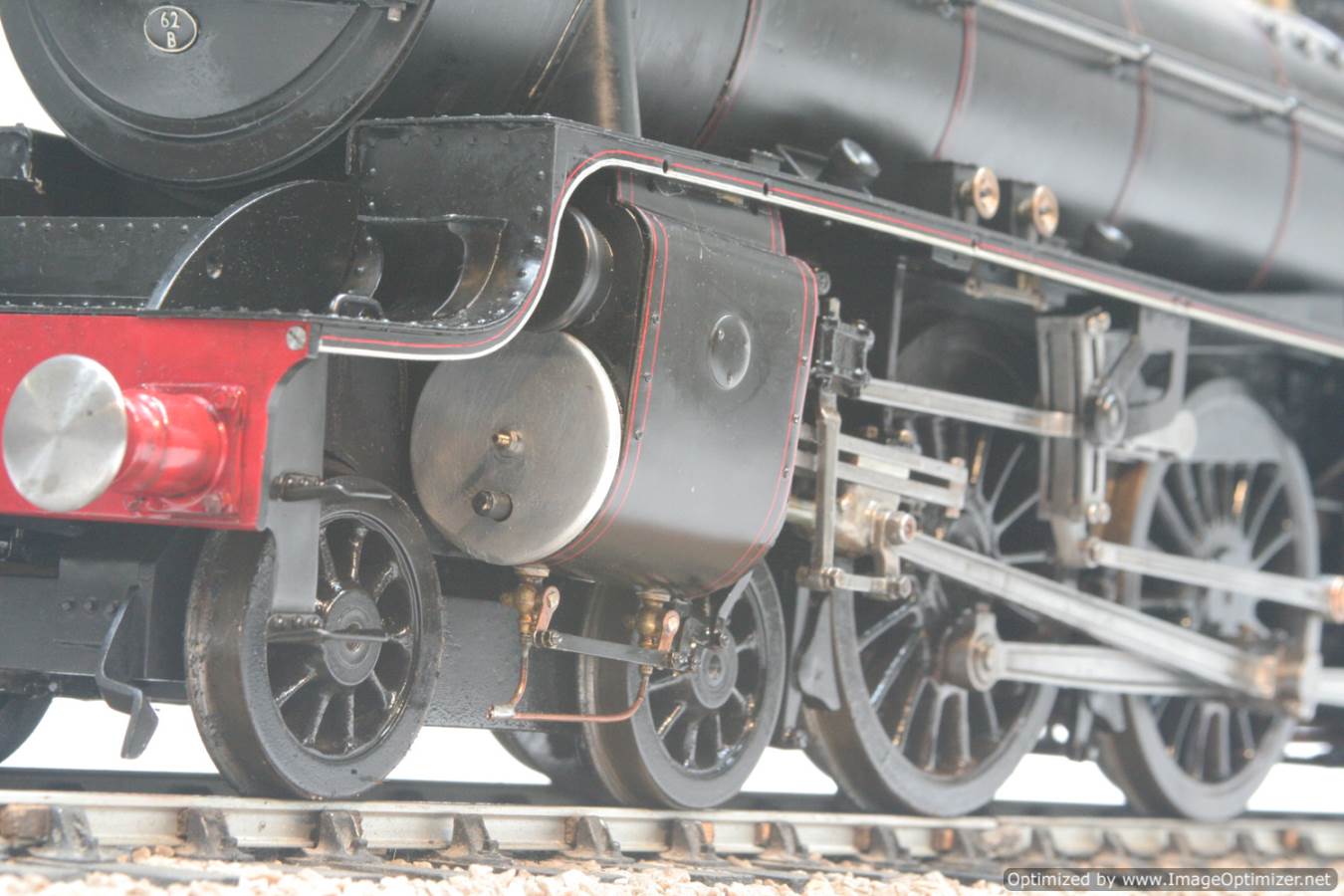 test 3 and a half inch gauge LNER B1 clarkson live steam model for sale 23-Optimized