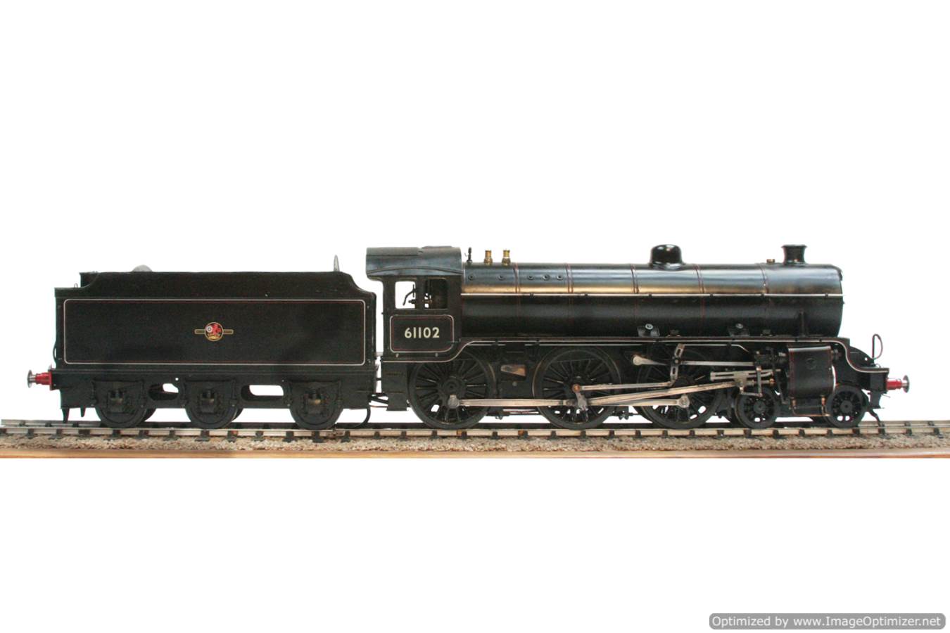 test 3 and a half inch gauge LNER B1 clarkson live steam model for sale 31-Optimized