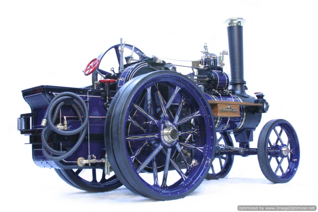 test 4 inch scale Burrell Traction Engine Yorkshire Lass for sale 06-Optimized-1