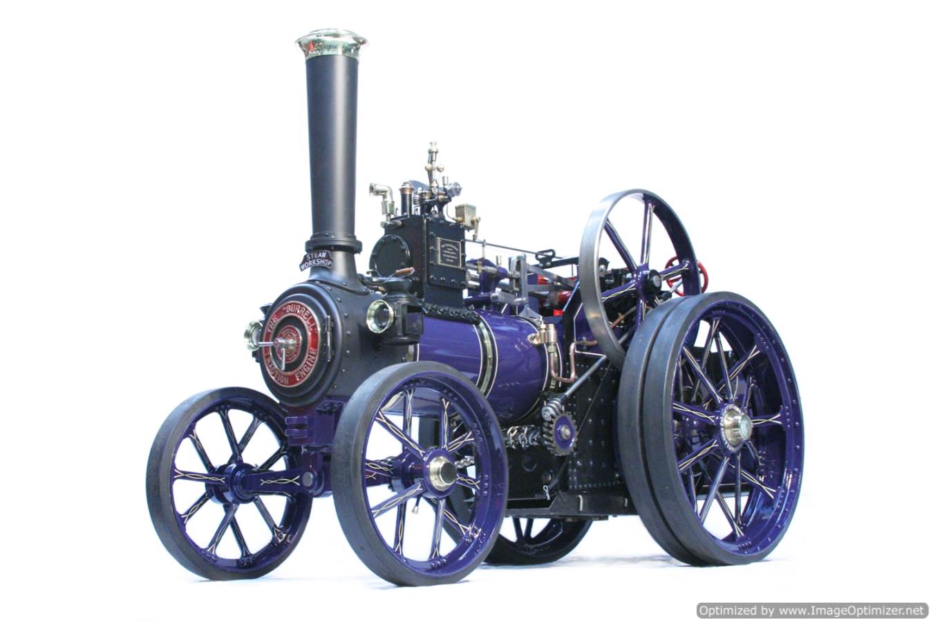 test 4 inch scale Burrell Traction Engine Yorkshire Lass for sale 19-Optimized-1