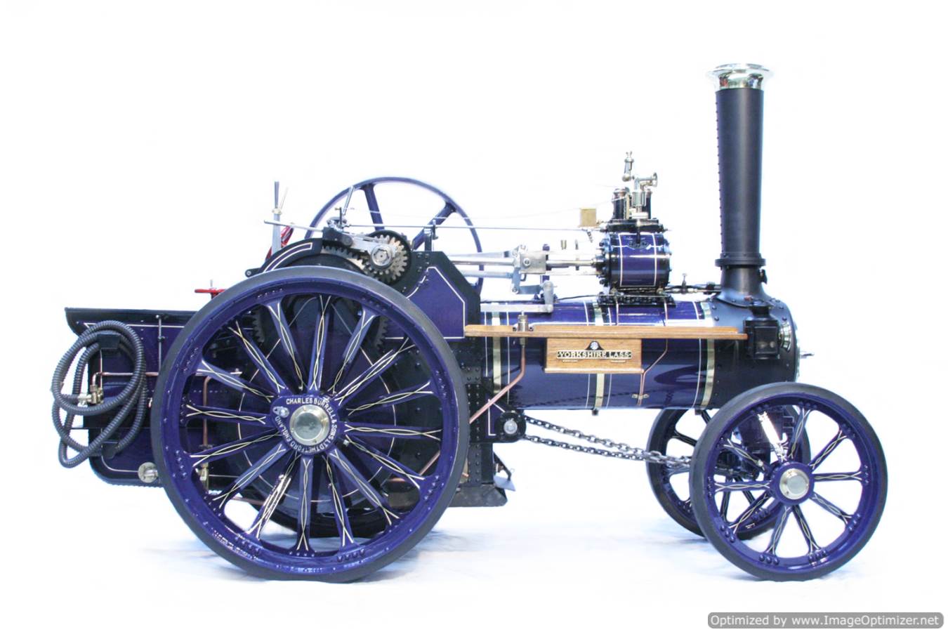 test 4 inch scale Burrell Traction Engine Yorkshire Lass for sale 27-Optimized
