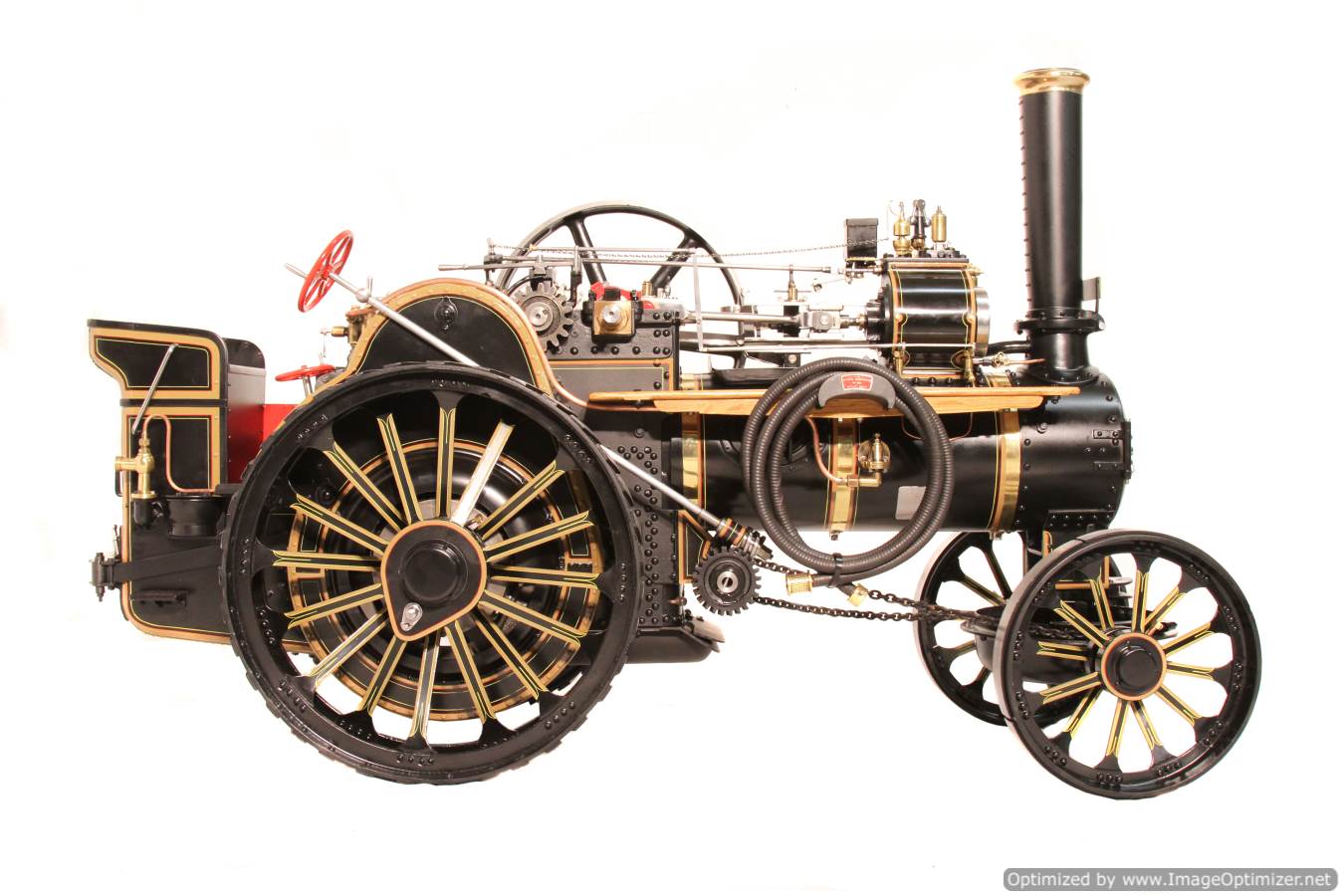 test 2 inch scale Fowler A7 traction engine steam workshop build 04-Optimized