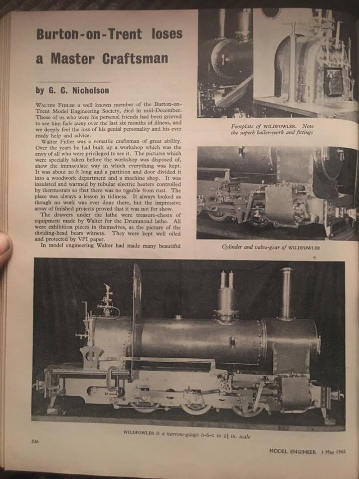 test wildfowler fowler 16991 model engineer article 02