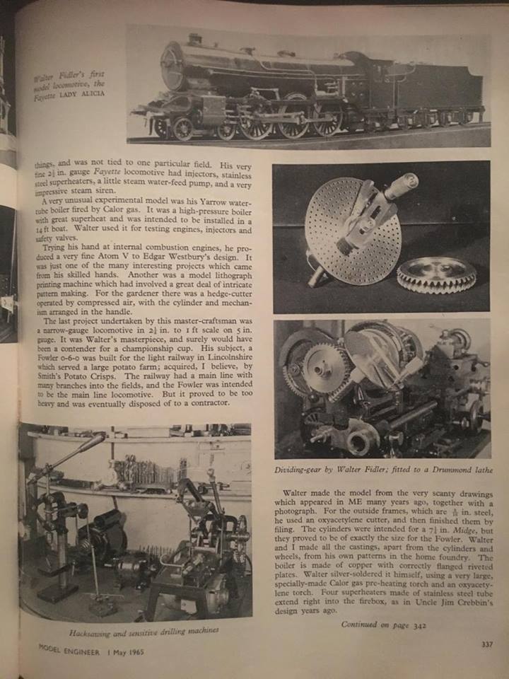test wildfowler fowler 16991 model engineer article 03